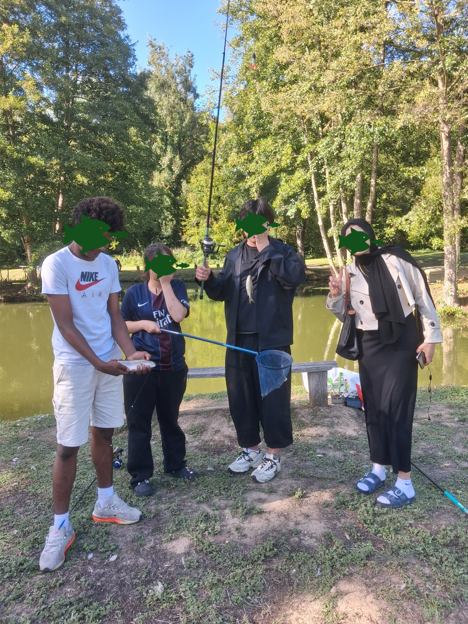 Activité pêche pour les jeunes du SAUO de la Sauvegarde de Seine-Saint-Denis !